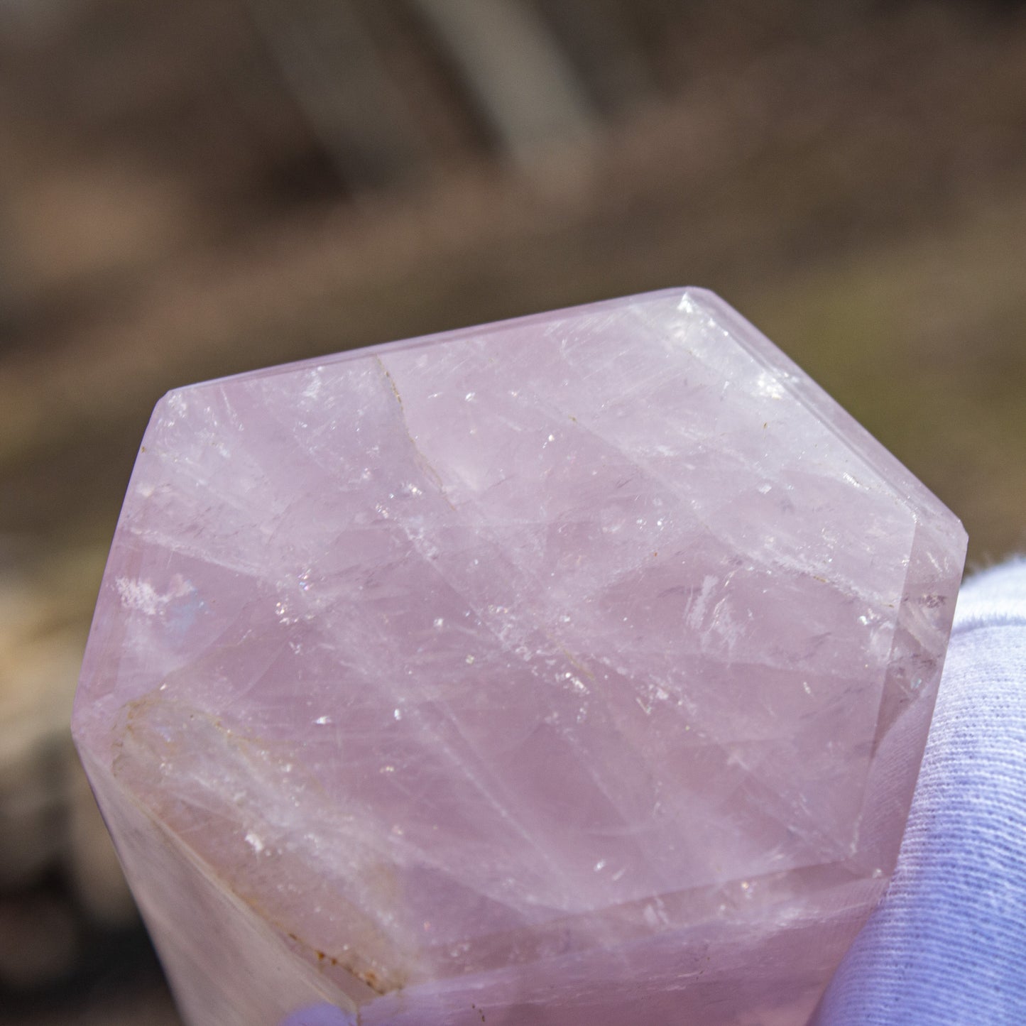 Rose Quartz Tower - Large Piece