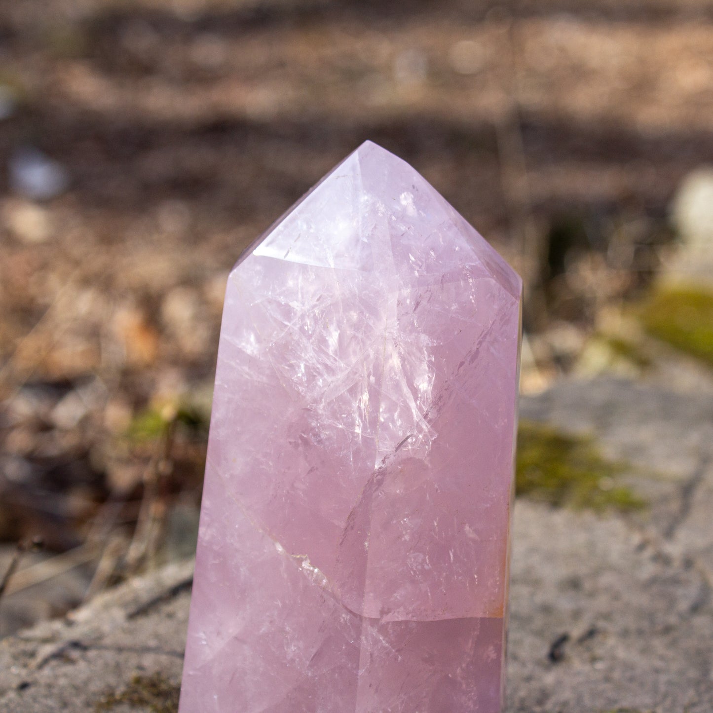 Rose Quartz Tower - Large Piece