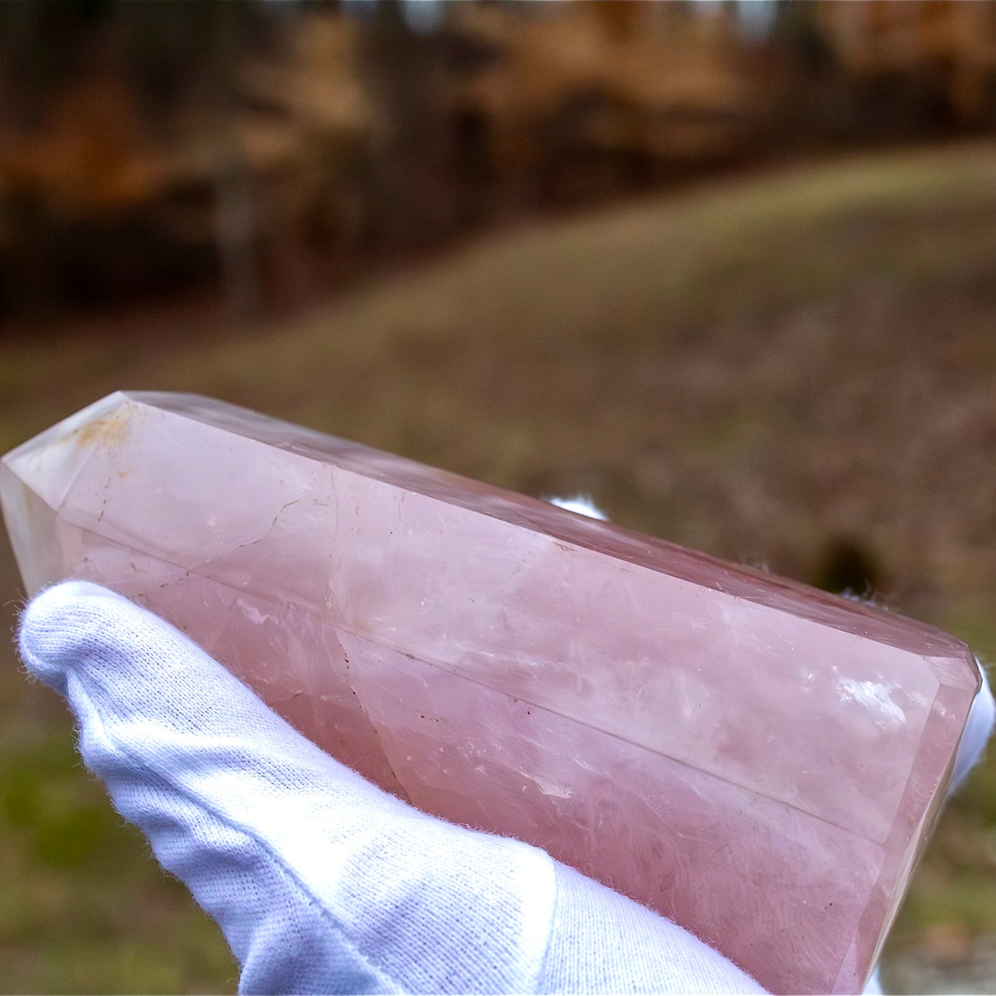 Rose Quartz Tower - Large Piece