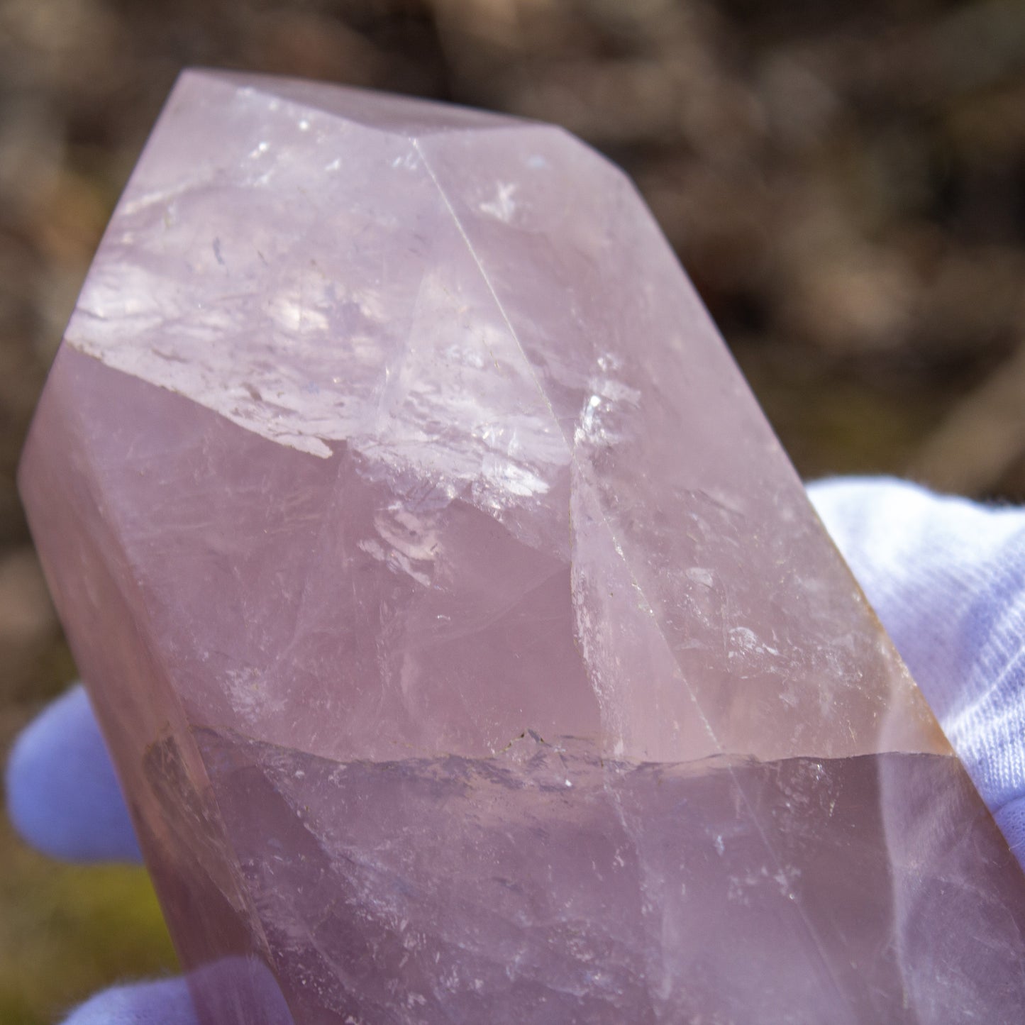 Rose Quartz Tower - Large Piece