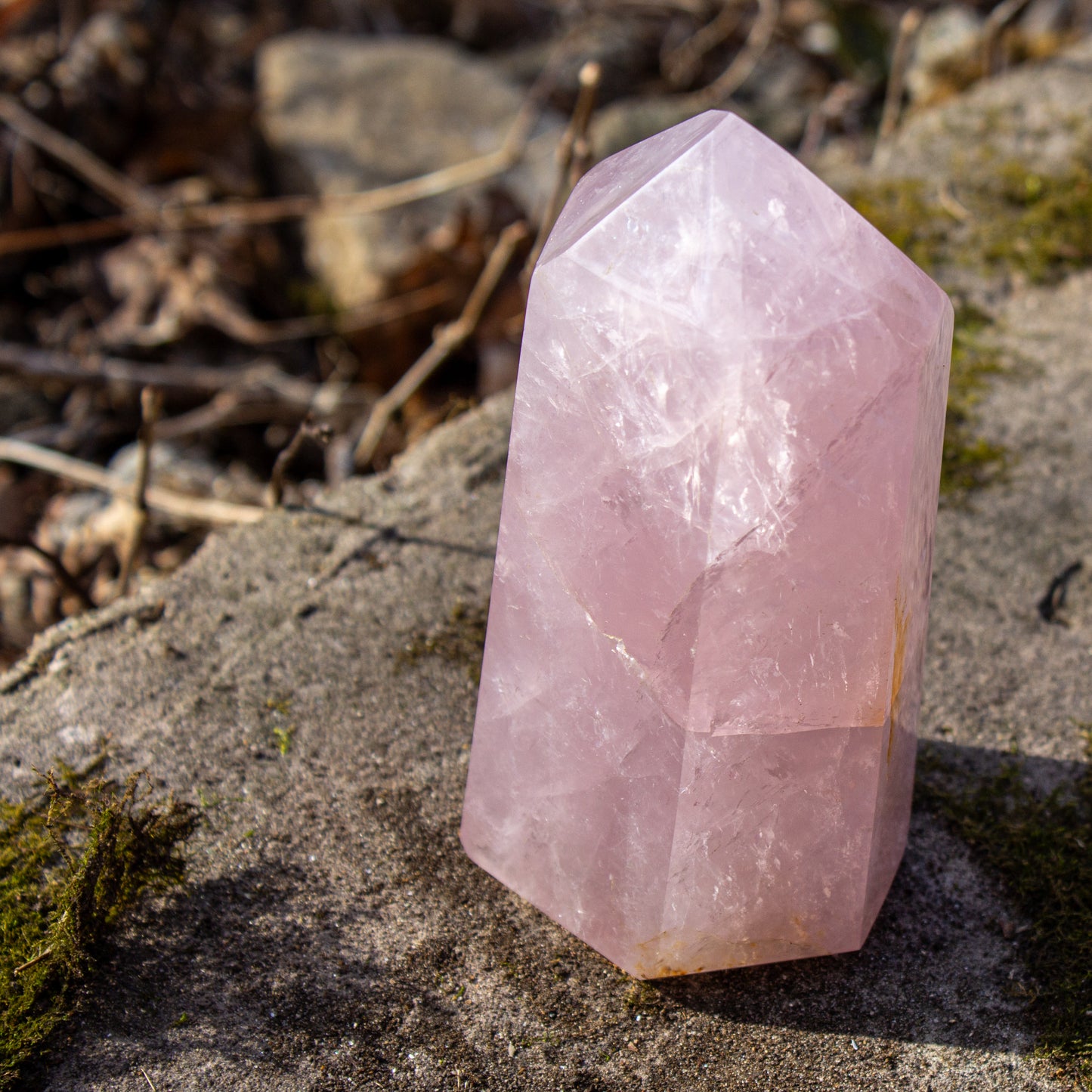 Rose Quartz Tower - Large Piece