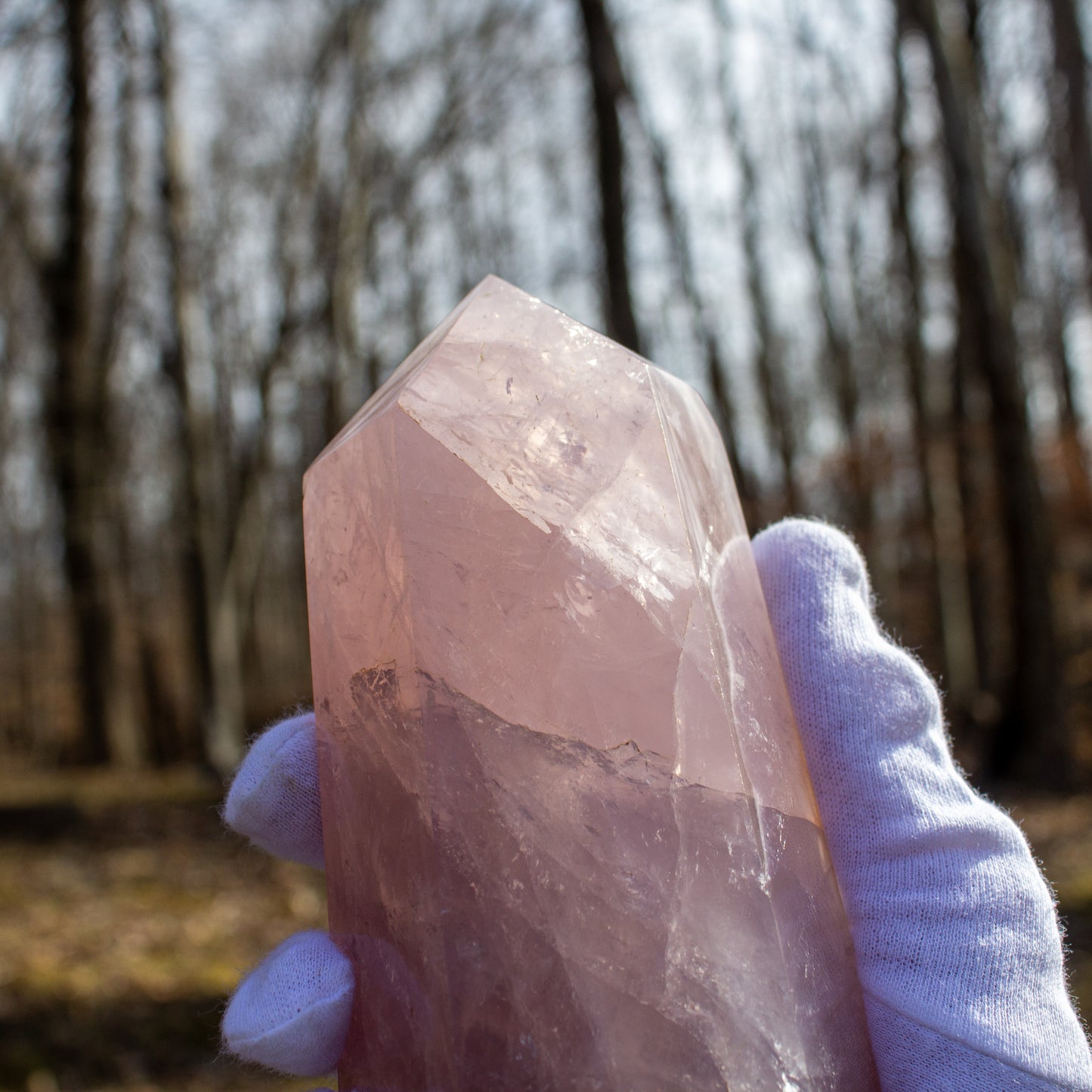 Rose Quartz Tower - Large Piece