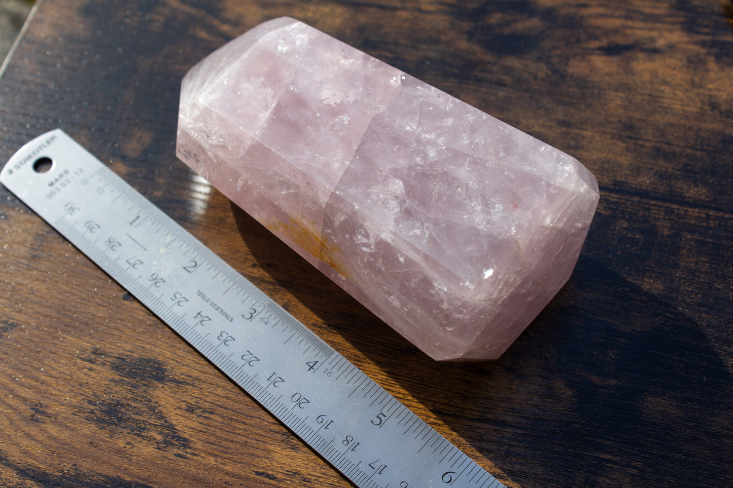 Rose Quartz Tower - Large Piece
