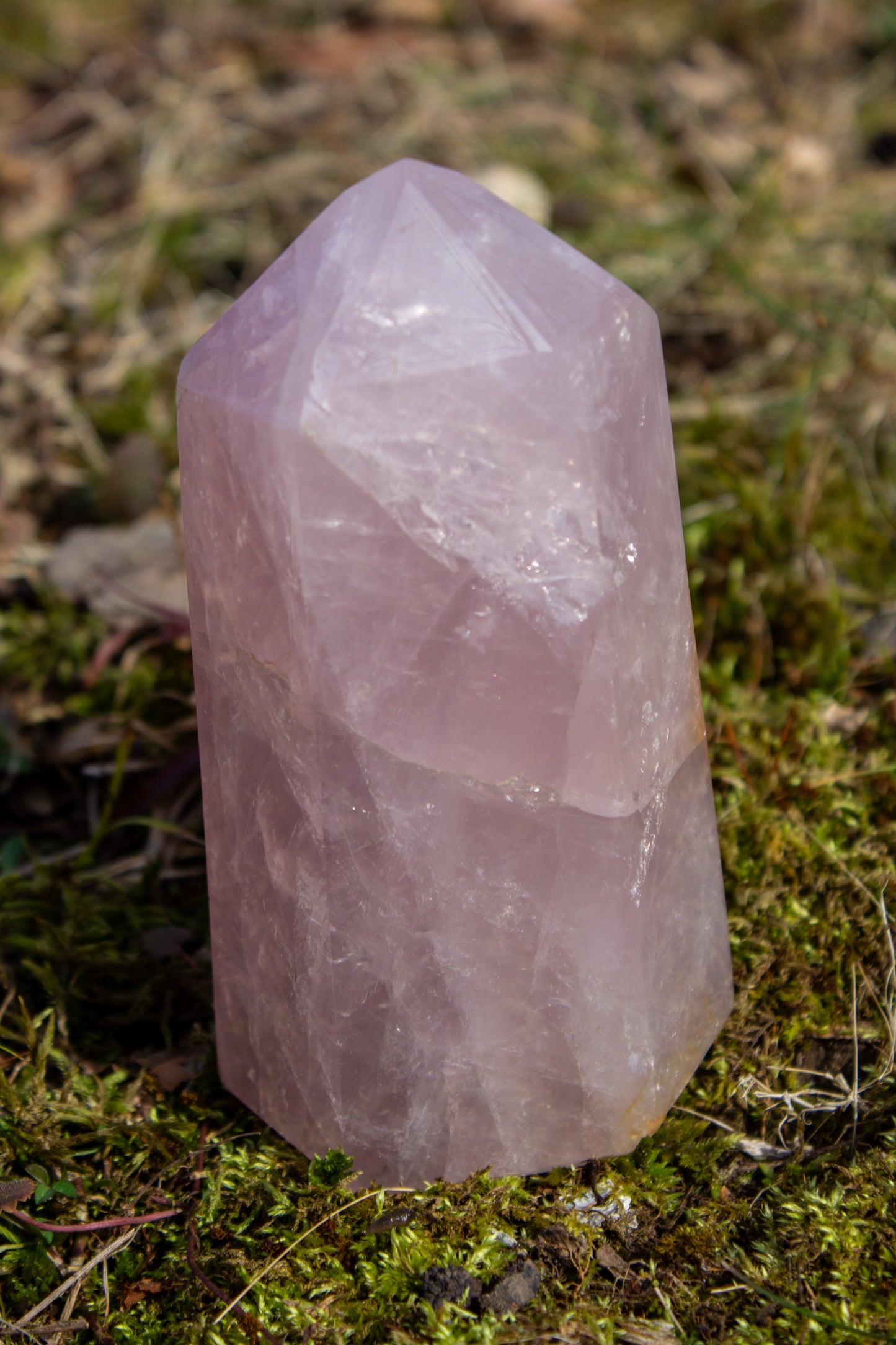 Rose Quartz Tower - Large Piece