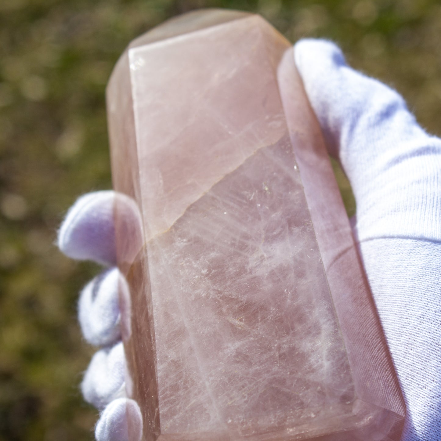 Rose Quartz Tower - Large Standing