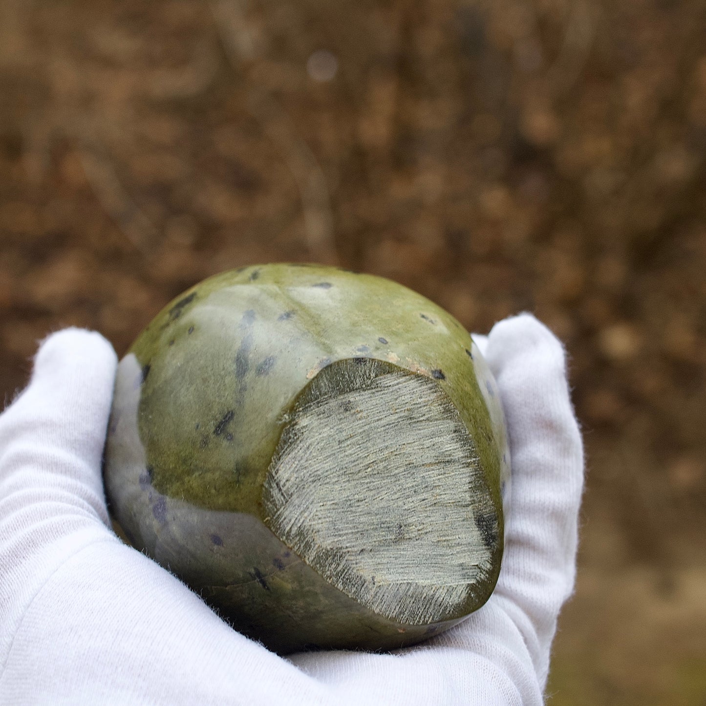 base of leopard stone rock