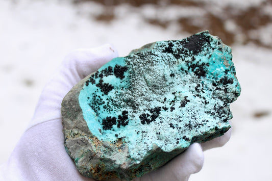 chrysocolla close up