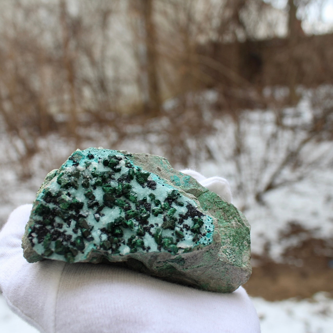 another view of rock malachite heavy