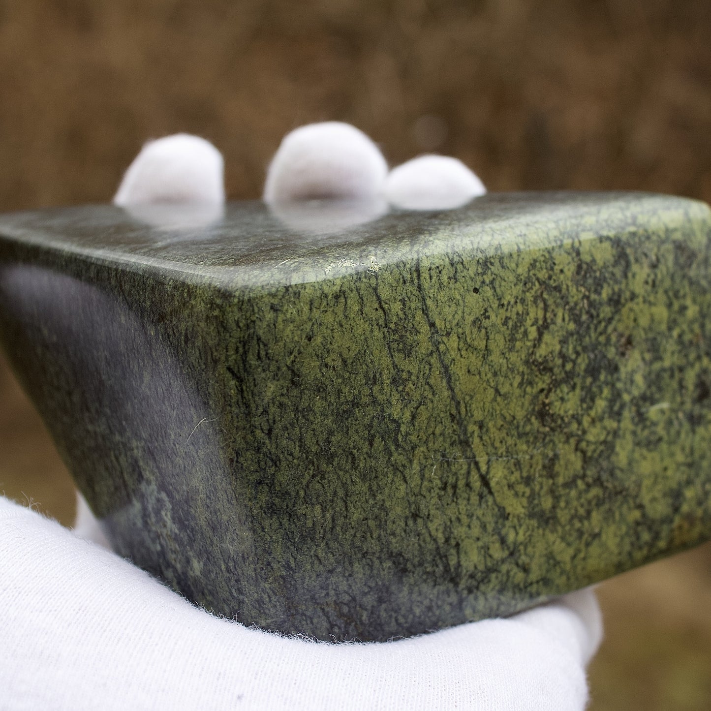 up close serpentine rock