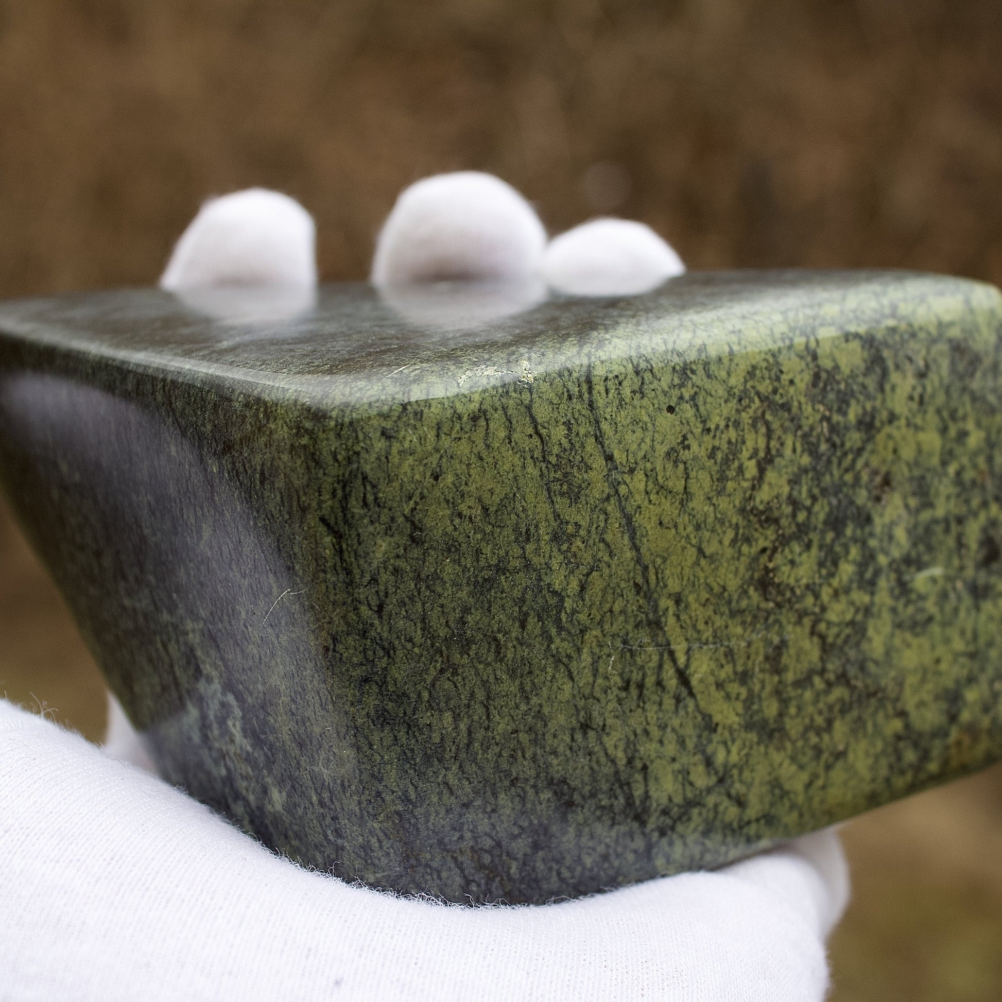 up close serpentine rock