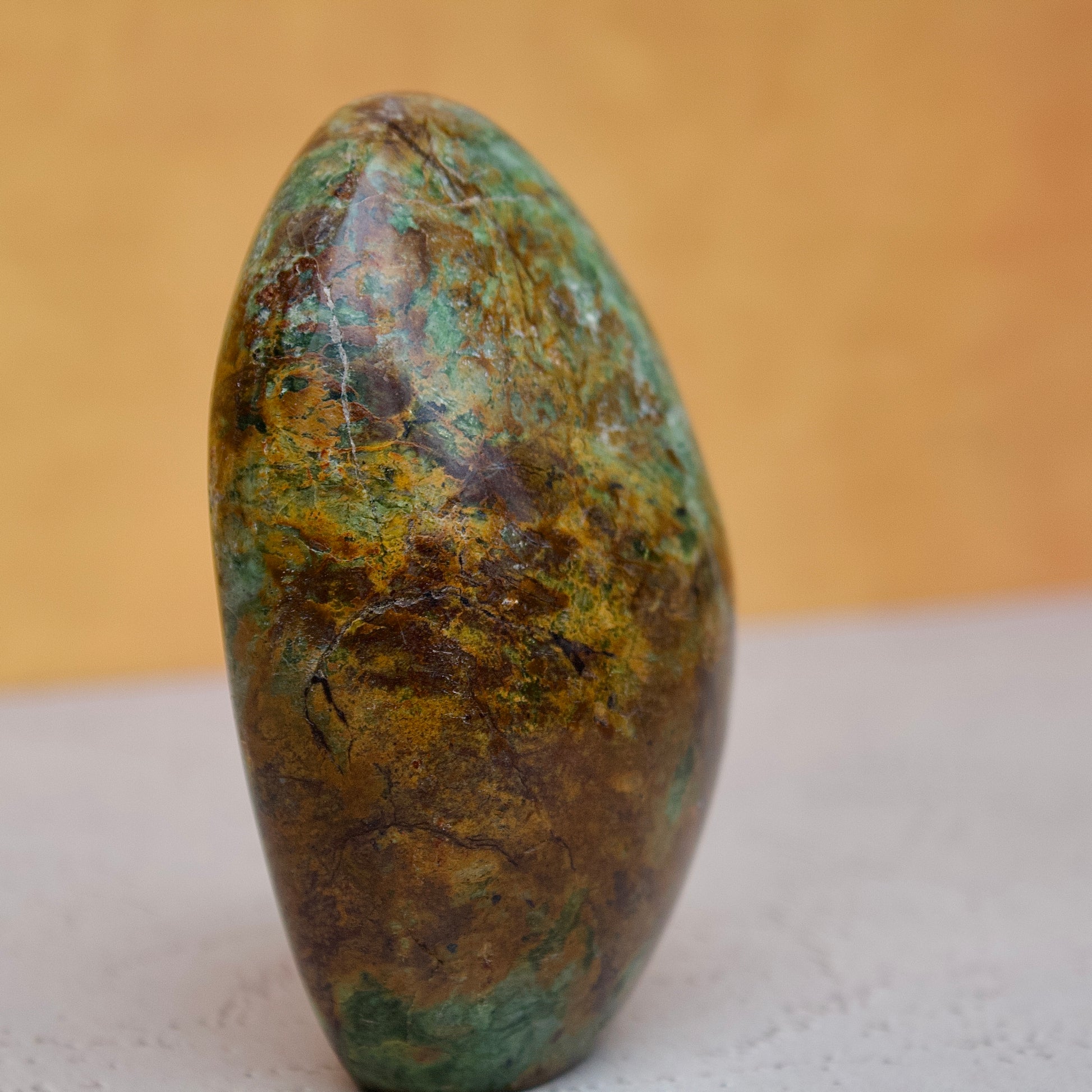 profile view chrysoprase