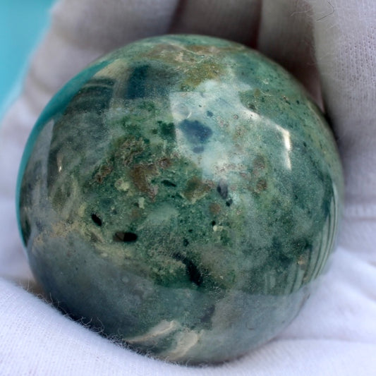 ocean jasper sphere green