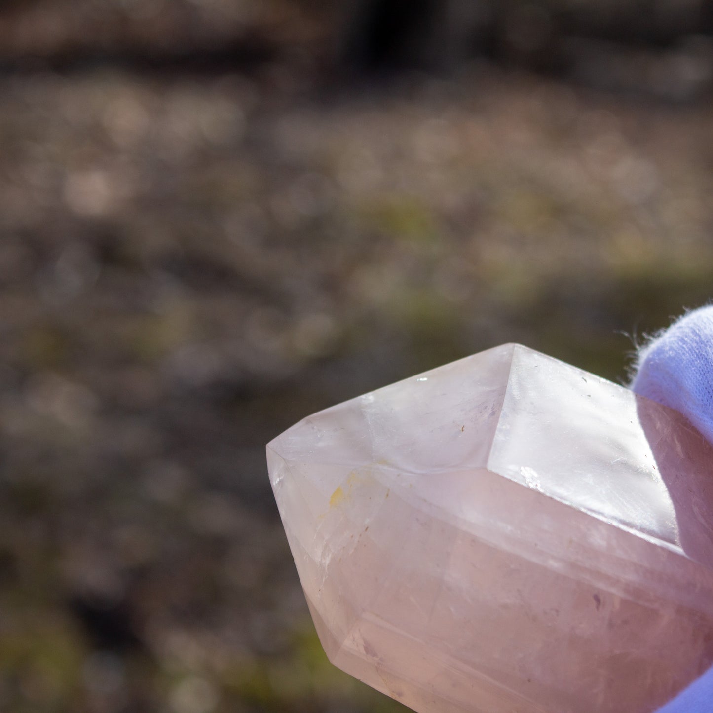 rose quartz tower polished crystal