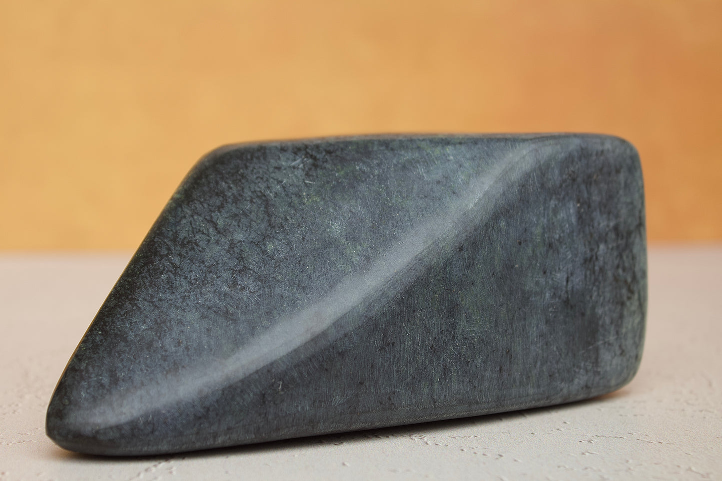 angular dark leopard stone