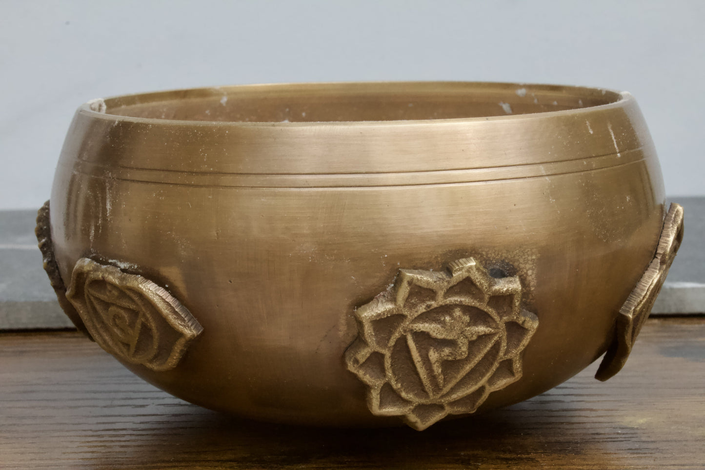 brass 7 chakra incense bowl