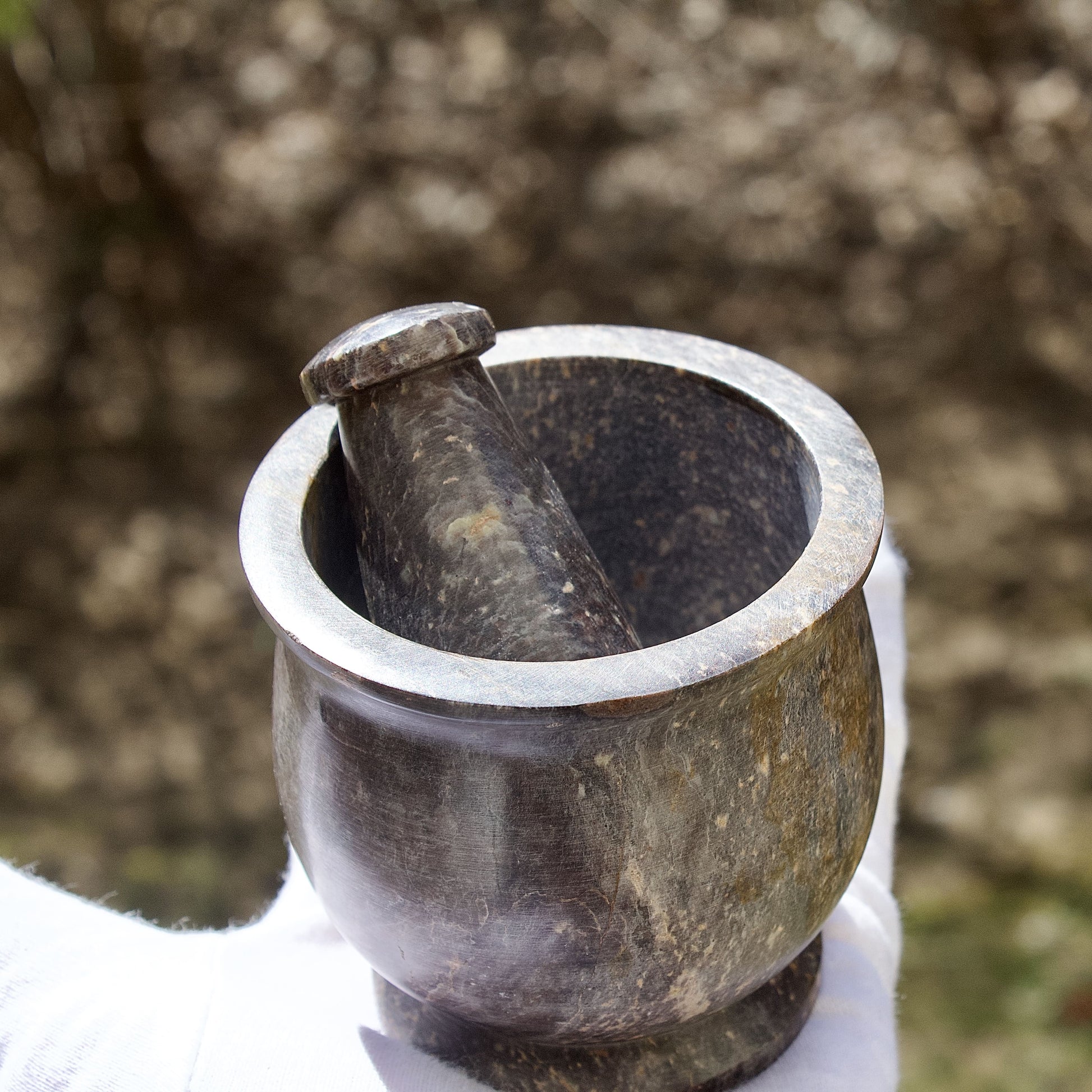 soapstone mortar and pestle