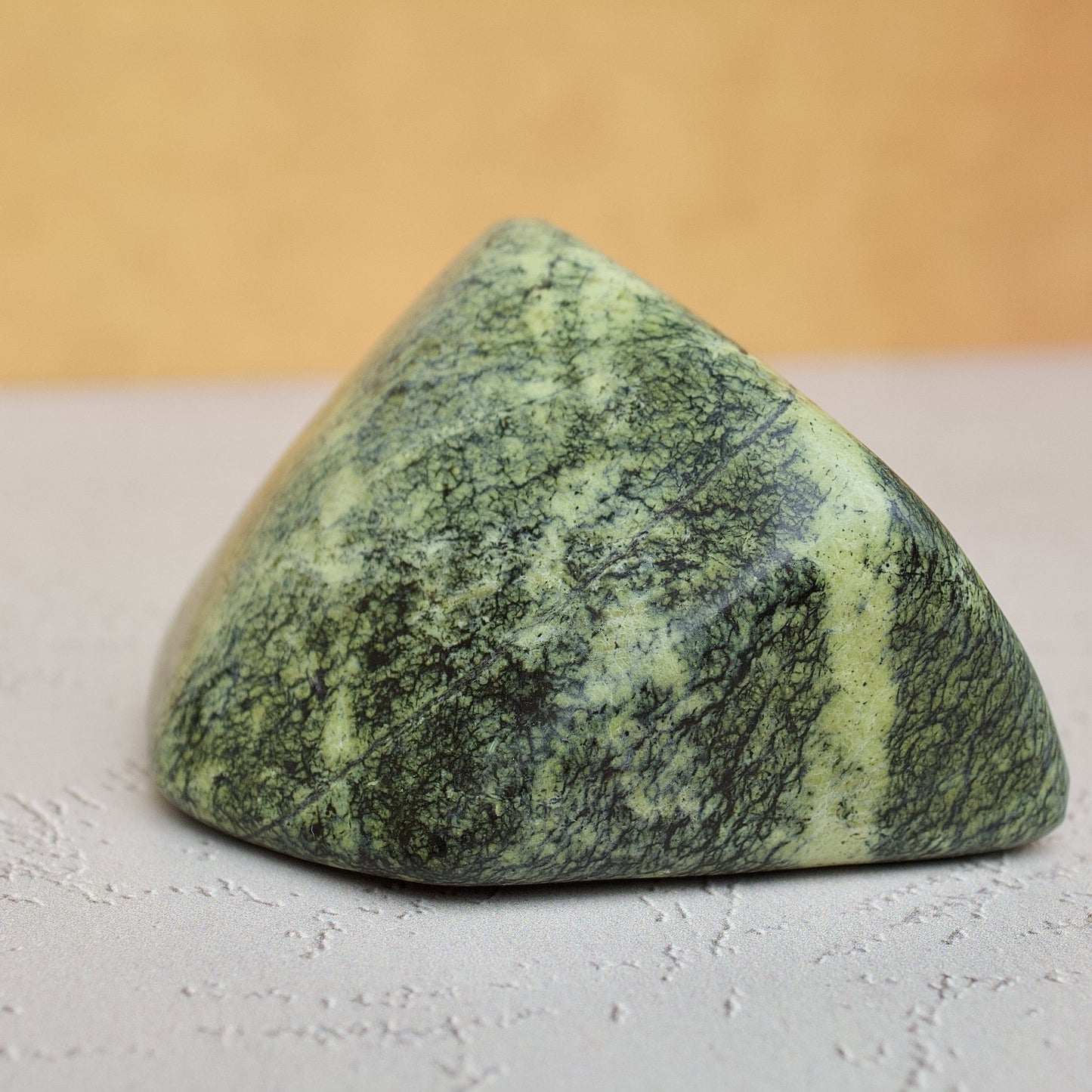 green leopard stone