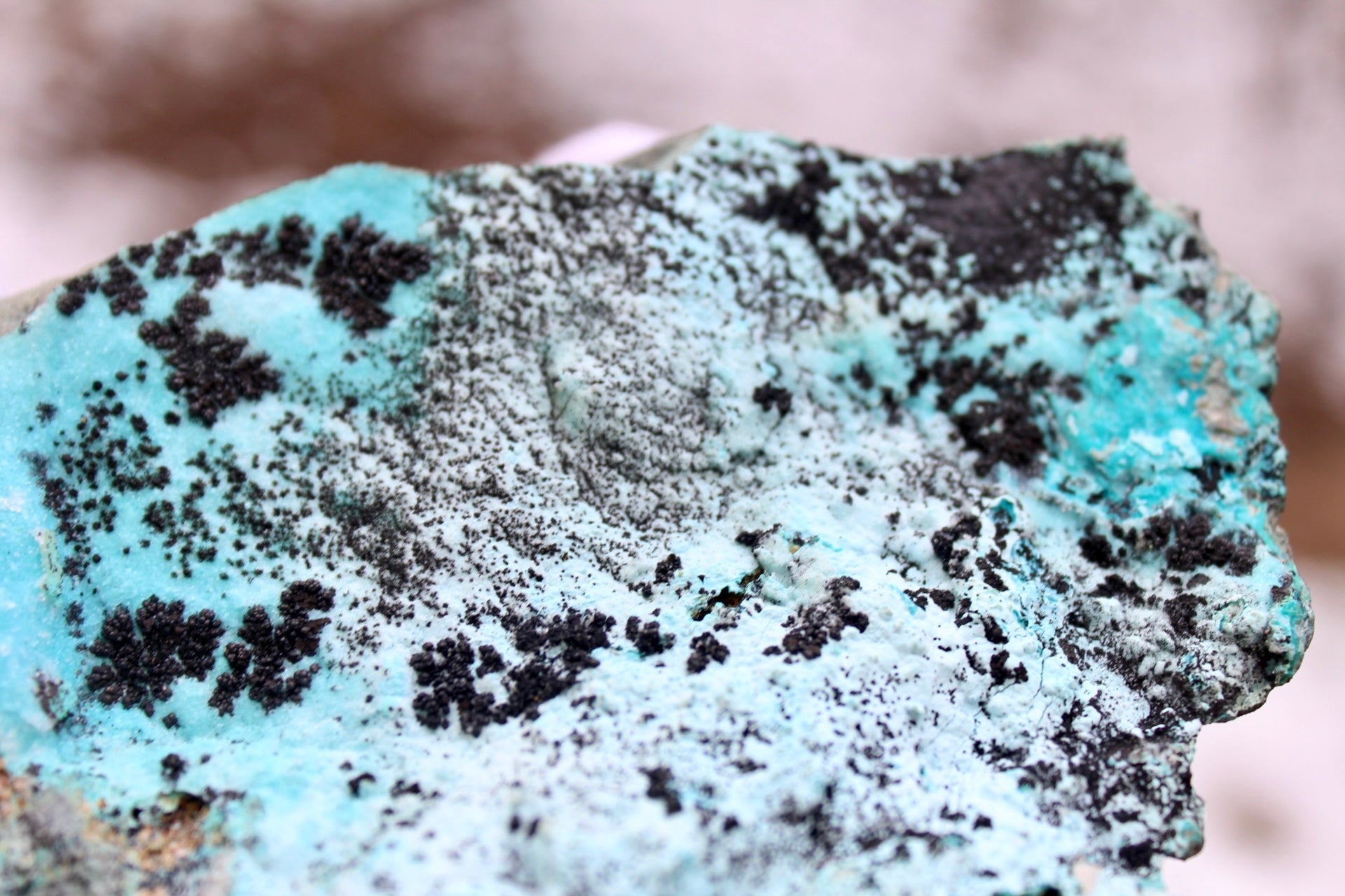 close up rock chrysocolla